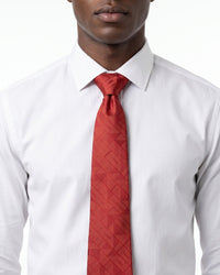 ARMANI COLLEZIONI Armani Collezione Mens Red Tonal Diamond Neck Tie