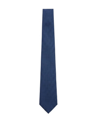 ARMANI COLLEZIONI Armani Collezioni Mens Navy Blue Tonal Textured Neck Tie