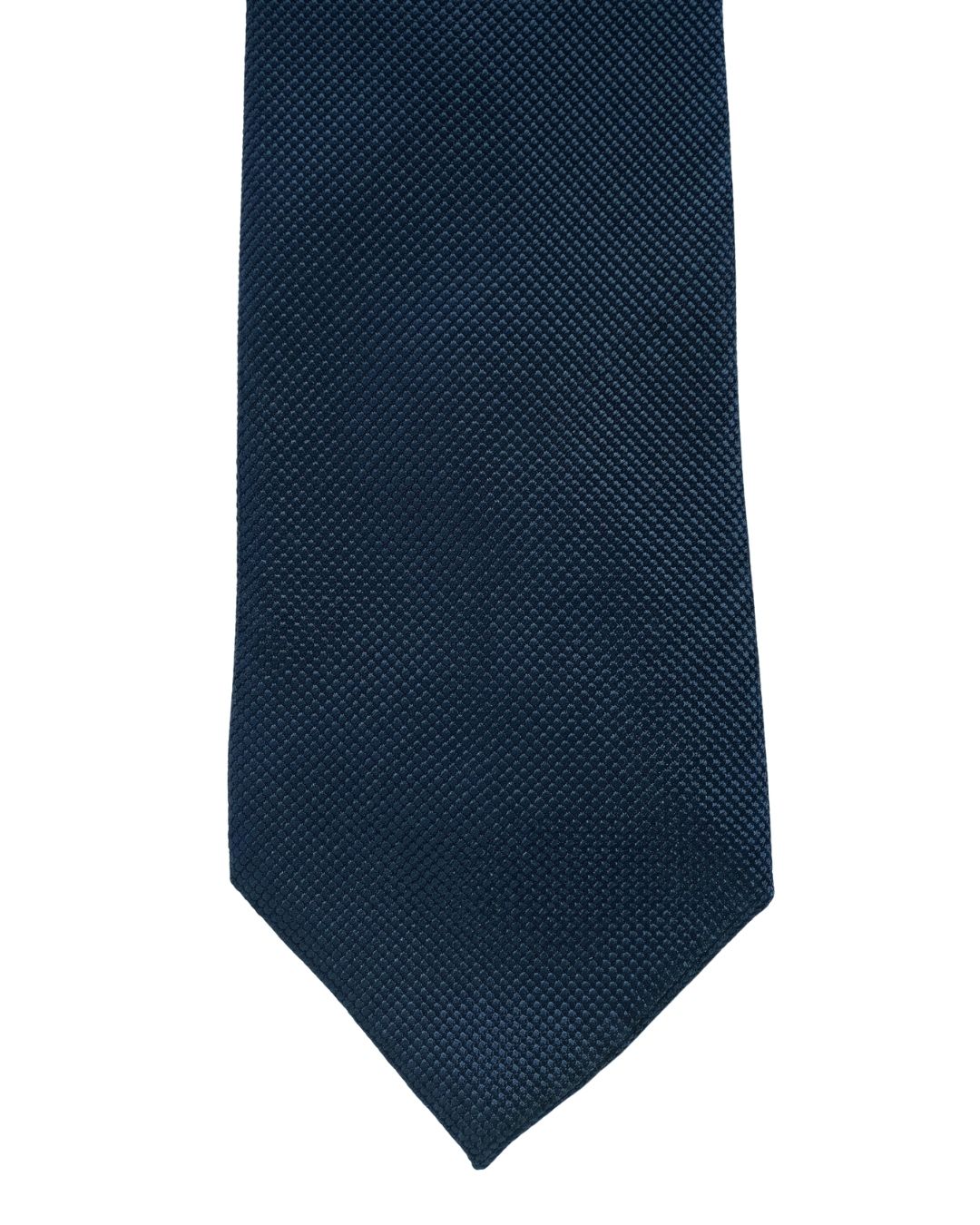 ARMANI COLLEZIONI Armani Collezioni Mens Navy Blue Tonal Textured Neck Tie