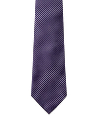 ARMANI COLLEZIONI Armani Collezioni Mens Navy / White Micro Dot Silk Neck Tie