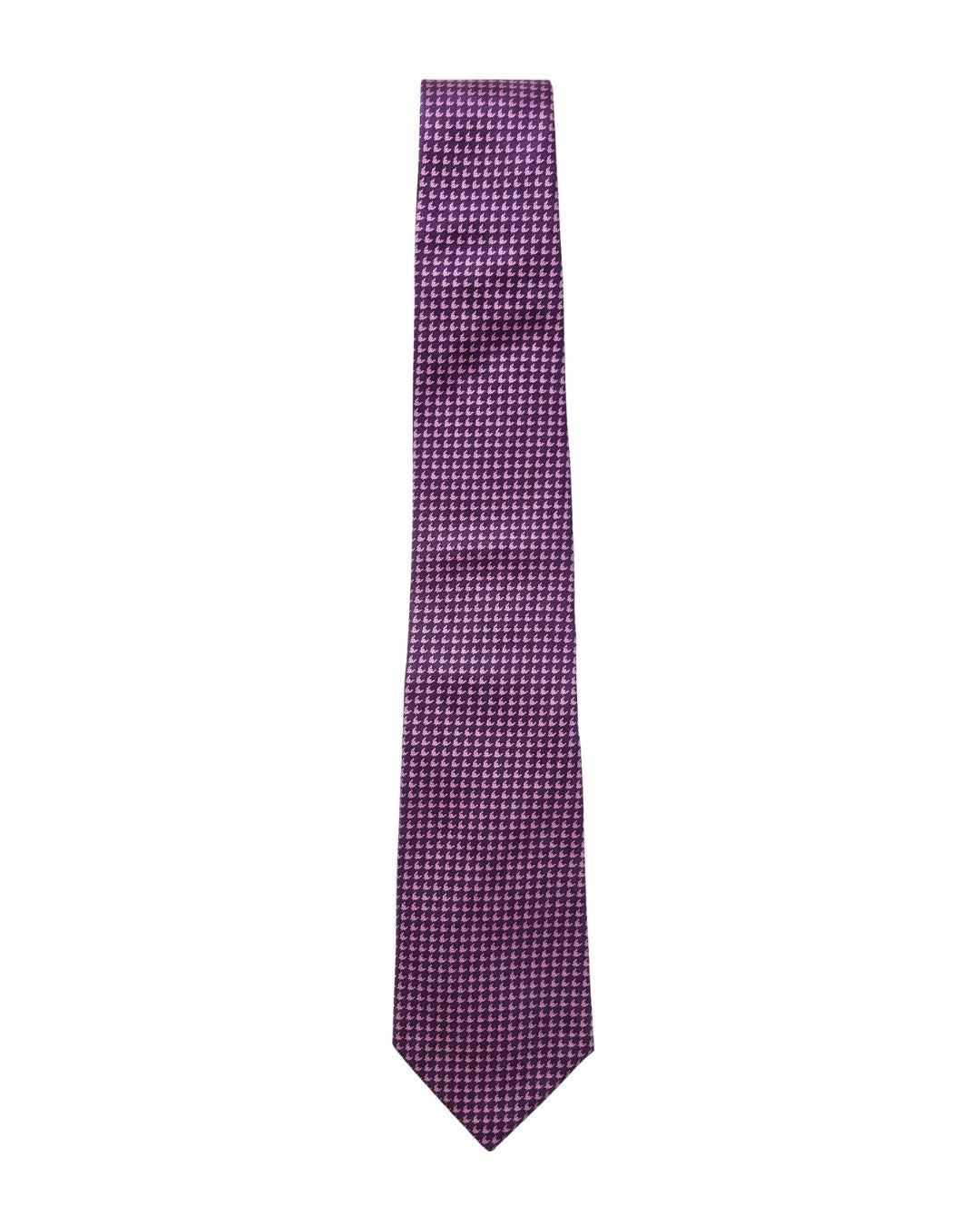 ARMANI COLLEZIONI Armani Collezioni Mens Purple Micro Dot Silk Neck Tie