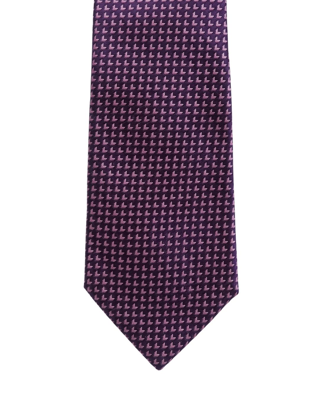 ARMANI COLLEZIONI Armani Collezioni Mens Purple Micro Dot Silk Neck Tie