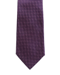 ARMANI COLLEZIONI Armani Collezioni Mens Purple Micro Dot Silk Neck Tie