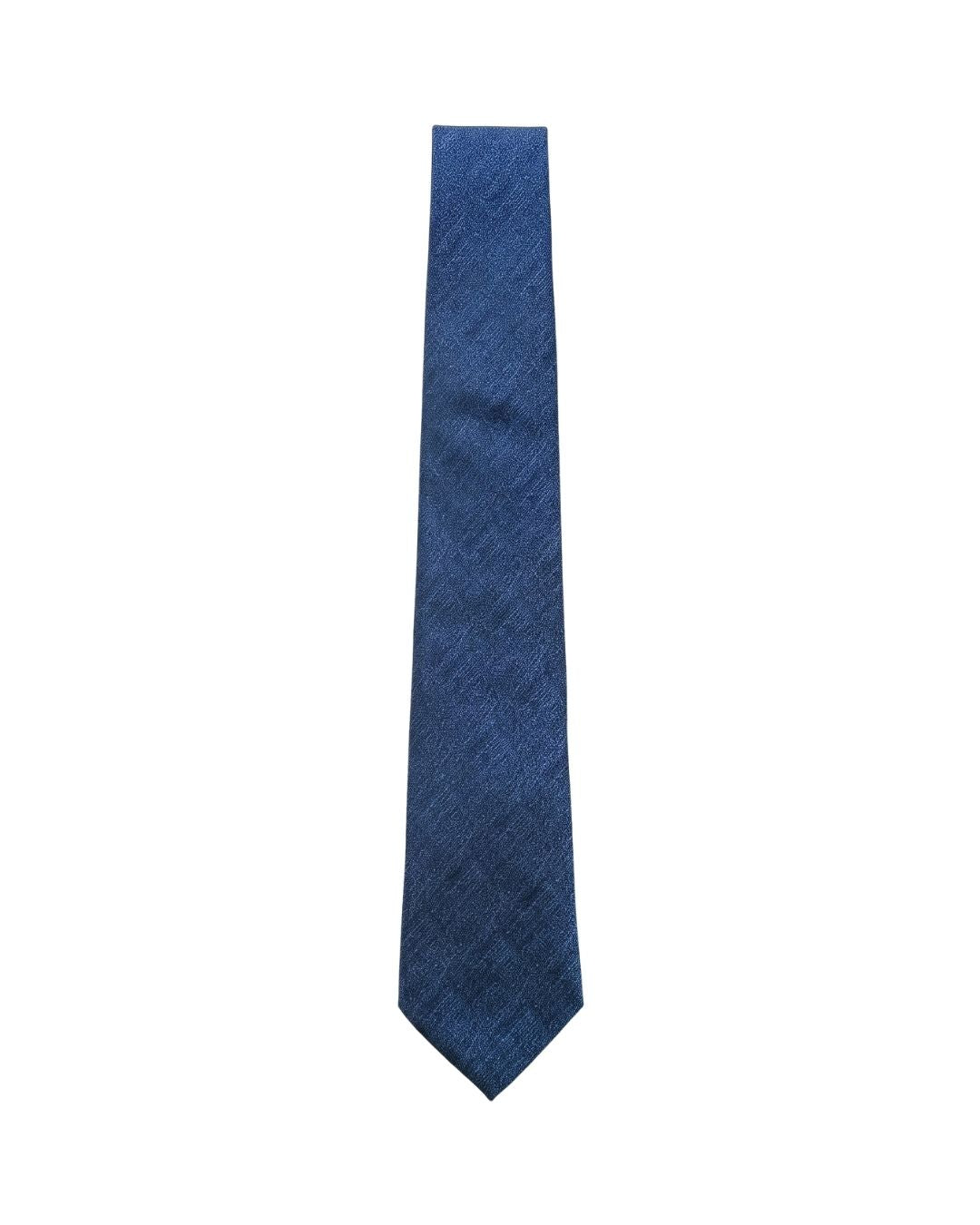 Armani Collezioni Mens Blue / Navy Tonal Textured Neck Tie