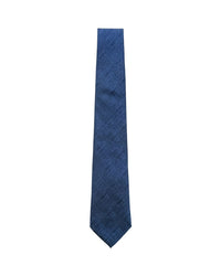 Armani Collezioni Mens Blue / Navy Tonal Textured Neck Tie