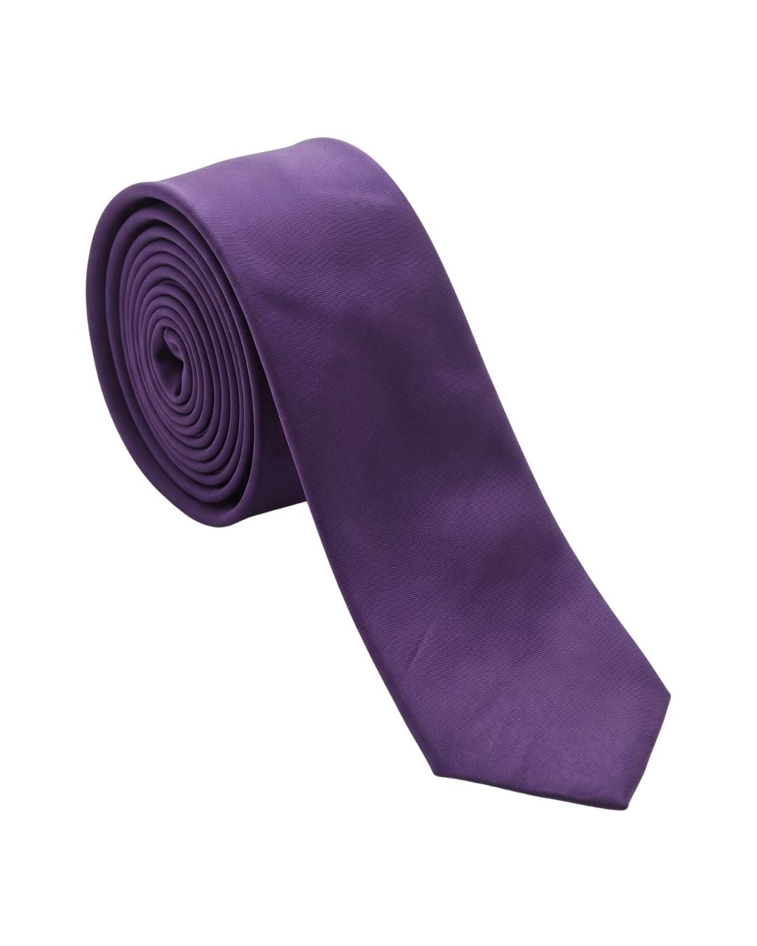 ARMANI COLLEZIONI Armani Collezioni Mens Purple Solid Silk Neck Tie
