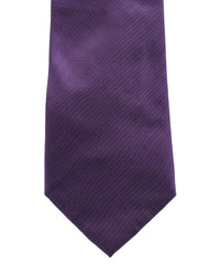 ARMANI COLLEZIONI Armani Collezioni Mens Purple Solid Silk Neck Tie