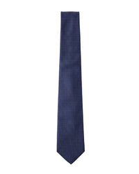 ARMANI COLLEZIONI Armani Collezione Mens Navy Blue / White Micro Dot Neck Tie