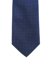 ARMANI COLLEZIONI Armani Collezione Mens Navy Blue / White Micro Dot Neck Tie