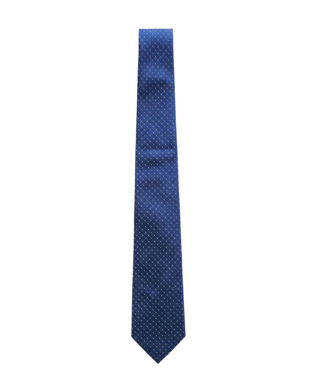 ARMANI COLLEZIONI Armani Collezione Mens Blue / White Micro Dot Neck Tie