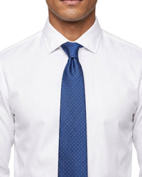 ARMANI COLLEZIONI Armani Collezione Mens Blue / White Micro Dot Neck Tie