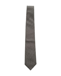 Armani Collezioni Mens Taupe / Beige Fine Herringbone Neck Tie