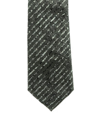ARMANI COLLEZIONI Armani Collezioni Mens Gray / Sage Dash Silk Neck Tie