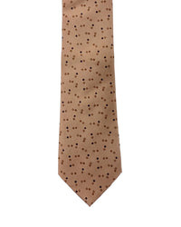 ARMANI COLLEZIONI Armani Collezioni Mens Tan / Brown Novelty Silk Neck Tie