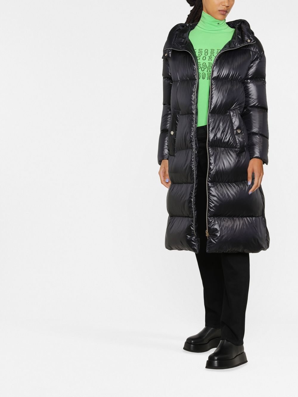 Herno Women Piumino Lungo Trapuntato