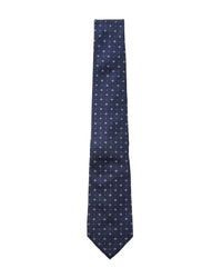 Armani Collezioni Mens Navy Blue / Light Blue Micro Diamond Neck Tie