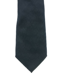 ARMANI COLLEZIONI Armani Collezione Mens Dark Green Tonal Textured Neck Tie