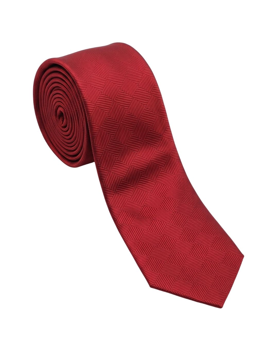 ARMANI COLLEZIONI Armani Collezioni Mens Red Solid Silk Neck Tie