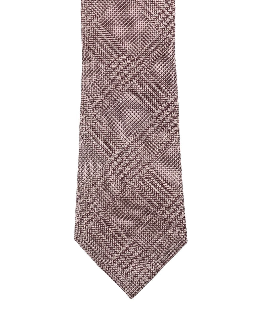 ARMANI COLLEZIONI Armani Collezioni Mens Gray Plaid Silk Neck Tie