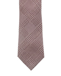 ARMANI COLLEZIONI Armani Collezioni Mens Gray Plaid Silk Neck Tie