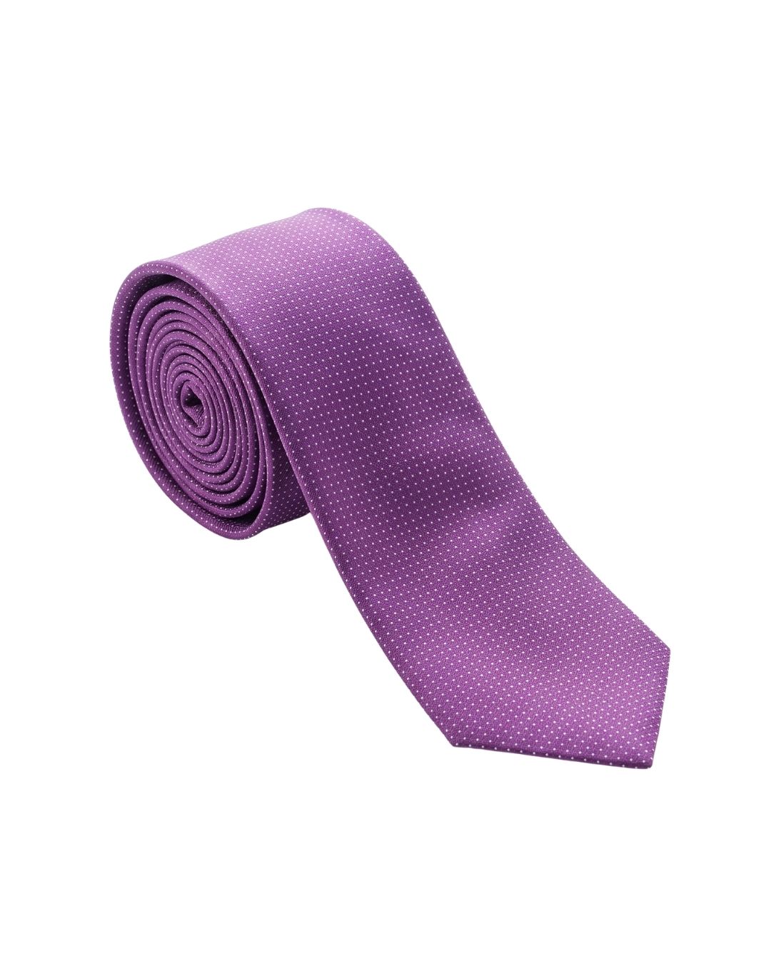 ARMANI COLLEZIONI Armani Collezioni Mens Purple Micro Dot Neck Tie