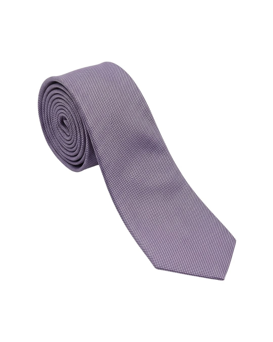 ARMANI COLLEZIONI Armani Collezioni Mens Lavender Tonal Textured Neck Tie
