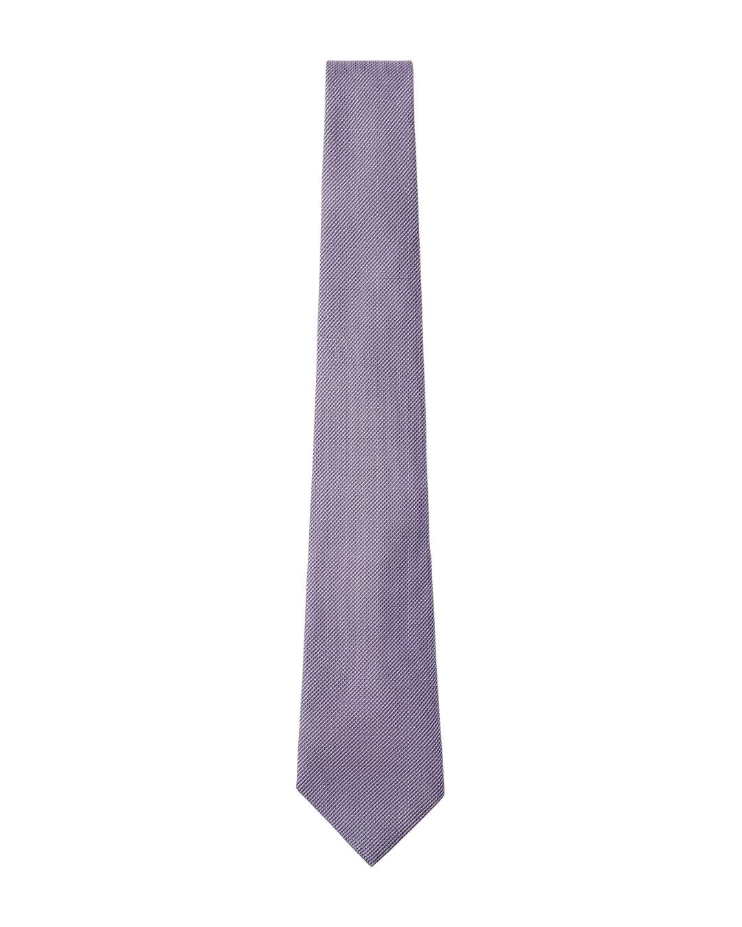 ARMANI COLLEZIONI Armani Collezioni Mens Lavender Tonal Textured Neck Tie