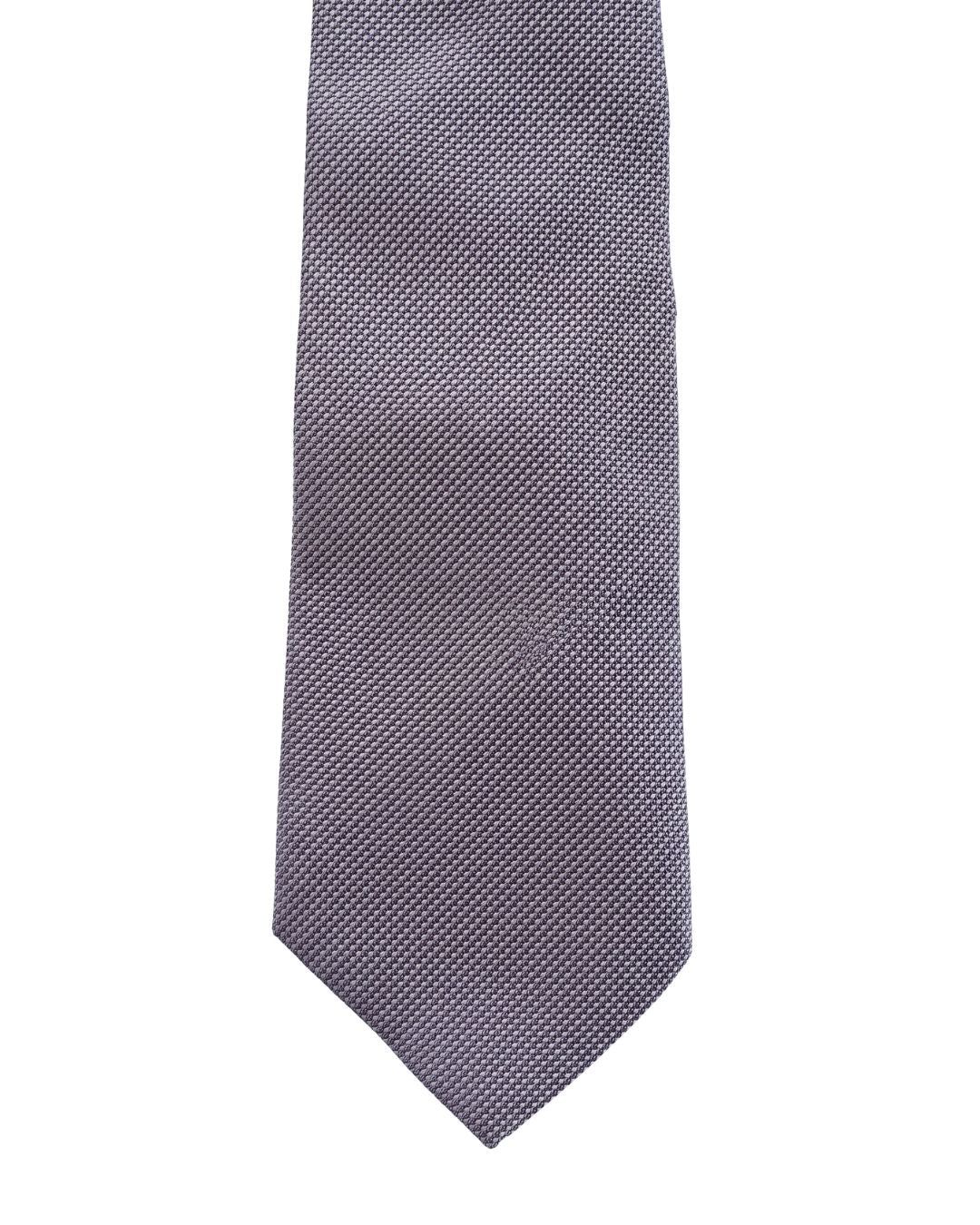 ARMANI COLLEZIONI Armani Collezioni Mens Lavender Tonal Textured Neck Tie