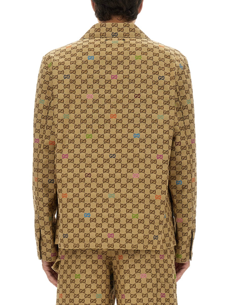 Gucci Men Fabric Jacket Gg