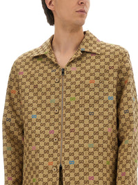 Gucci Men Fabric Jacket Gg