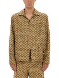 Gucci Men Fabric Jacket Gg