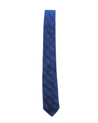 ARMANI COLLEZIONI Armani Collezione Mens Blue / Navy Abstract Geometric Neck Tie