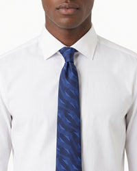 ARMANI COLLEZIONI Armani Collezione Mens Blue / Navy Abstract Geometric Neck Tie