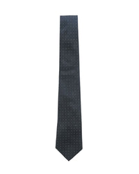 ARMANI COLLEZIONI Armani Collezioni Mens Navy / White Micro Dot Silk Neck Tie