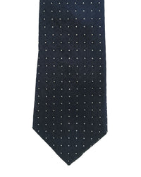 ARMANI COLLEZIONI Armani Collezioni Mens Navy / White Micro Dot Silk Neck Tie