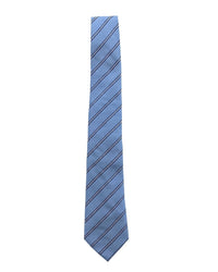 ARMANI COLLEZIONI Armani Collezione Mens Light Blue / Navy Diagonal Stripe Neck Tie