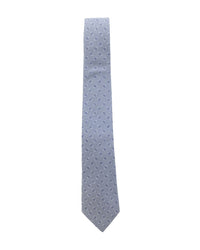 ARMANI COLLEZIONI Armani Collezione Mens Light Blue / Gray Micro Square Neck Tie