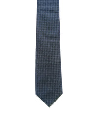 ARMANI COLLEZIONI Armani Collezione Mens Charcoal Gray Micro Geometric Neck Tie