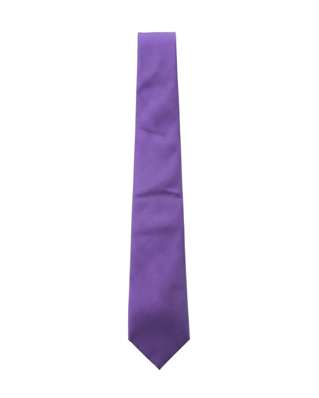 ARMANI COLLEZIONI Armani Collezioni Mens Purple Solid Silk Neck Tie