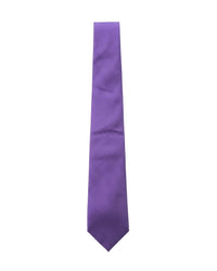 ARMANI COLLEZIONI Armani Collezioni Mens Purple Solid Silk Neck Tie