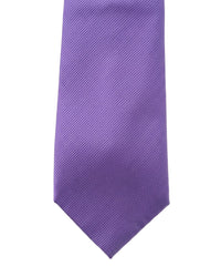 ARMANI COLLEZIONI Armani Collezioni Mens Purple Solid Silk Neck Tie