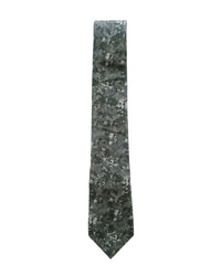 ARMANI COLLEZIONI Armani Collezioni Mens Sage Green Floral Silk Neck Tie