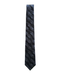 ARMANI COLLEZIONI Armani Collezione Mens Black / Gray Abstract Geometric Neck Tie