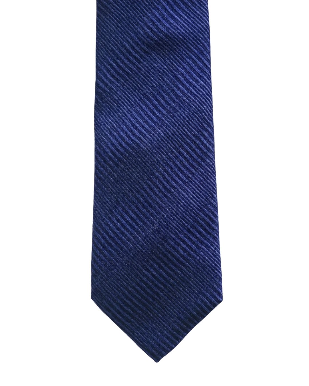 ARMANI COLLEZIONI Armani Collezione Mens Royal Blue Tonal Stripe Neck Tie
