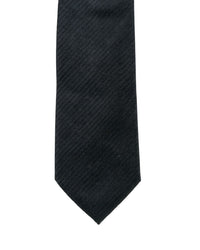 ARMANI COLLEZIONI Armani Collezioni Mens Dark Teal Tonal Stripe Silk Neck Tie