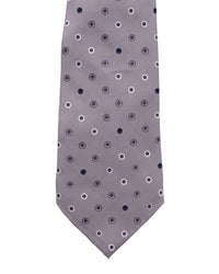 ARMANI COLLEZIONI Armani Collezioni Mens Lavender / Black Polka Dot Silk Neck Tie
