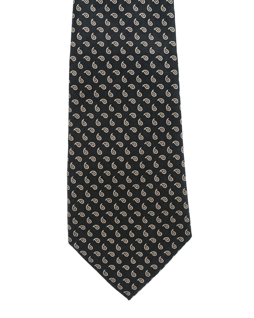ARMANI COLLEZIONI Armani Collezioni Mens Black / Gray Geometric Silk Neck Tie