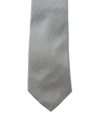 ARMANI COLLEZIONI Armani Collezioni Mens Ivory Solid Textured Silk Neck Tie