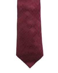 ARMANI COLLEZIONI Armani Collezioni Mens Burgundy Abstract Silk Neck Tie