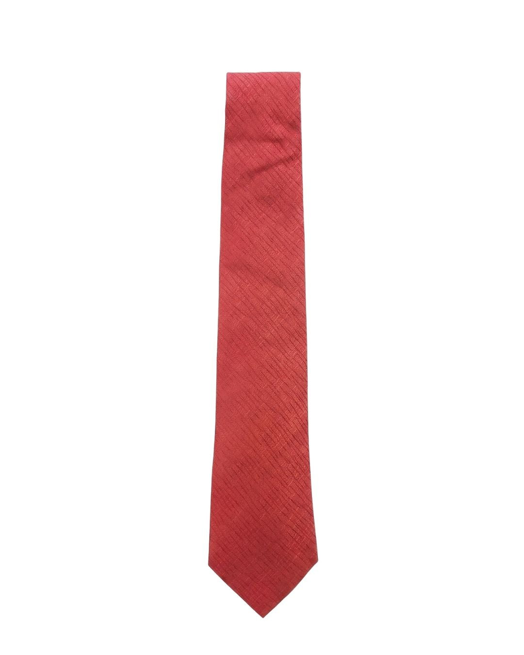 ARMANI COLLEZIONI Armani Collezione Mens Red Textured Neck Tie
